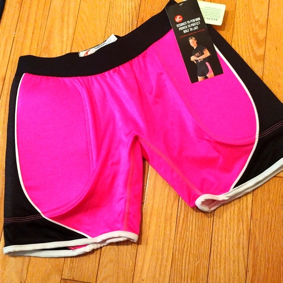 ⚡5/$25 Cramer protective gear hot pink slider softball shorts - Picture 1 of 8